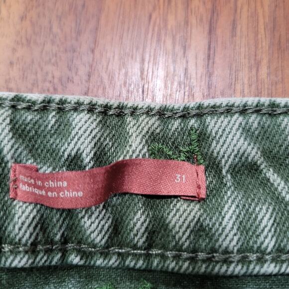 Pilcro The Borrowed Boyfriend Jeans In Holly Mid Rise Relaxed Fit Embroidered 31 - Picture 11 of 16